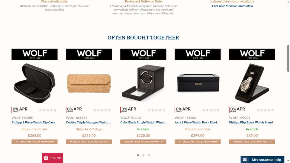 First Class Watches checkout page showing the YOURVOUCHER field and Apply Code button