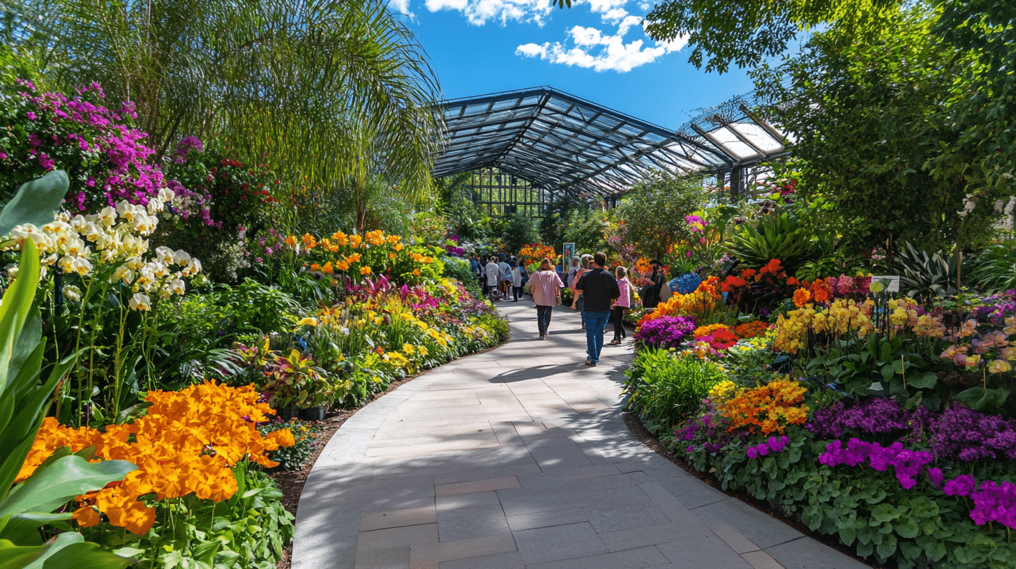 the Atlanta Botanical Garden 