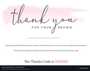Screenshot of Ever-Pretty's website on Oct 20, 2026 showing the "Get 25% Off After Submitting a Review" offer