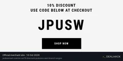 Screenshot of Jackson's Art's website on Oct 16, 2026 showing the "Save 10% on Jackson's Own-Brand Ranges" offer